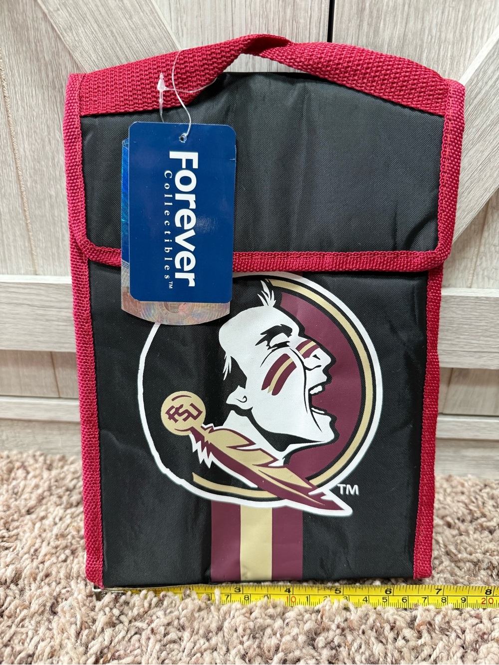 Forever Collectibles-Florida Seminoles- Collegiate Tote Lunch Bag (NWT)